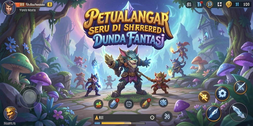 Tampilan gameplay 8II yang menegangkan dalam dunia petualangan.