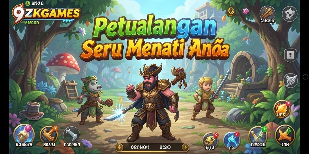 Tangkapan layar <strong>9ZKGAMES</strong> memperlihatkan aksi seru dalam petualangan yang mendebarkan.