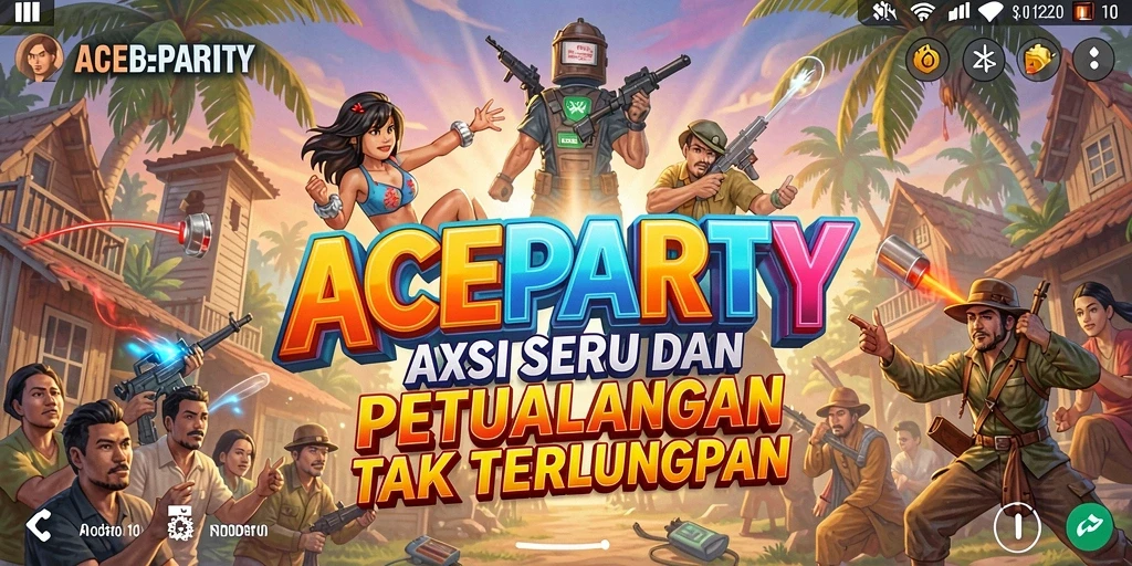 Tangkapan layar gameplay menarik dari ACEPARTY yang menunjukkan aksi seru.