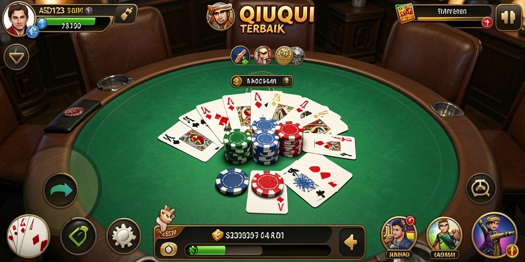 Gameplay menarik dalam QiuQiu dengan desain grafis menawan.