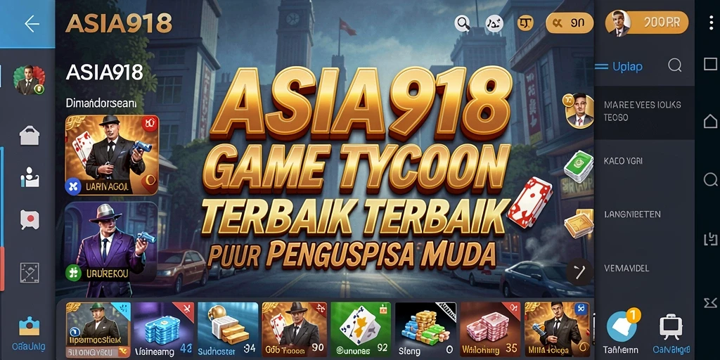 Tampilan menarik dari gameplay <strong>ASIA918</strong> yang menggambarkan simulasi Tycoon.