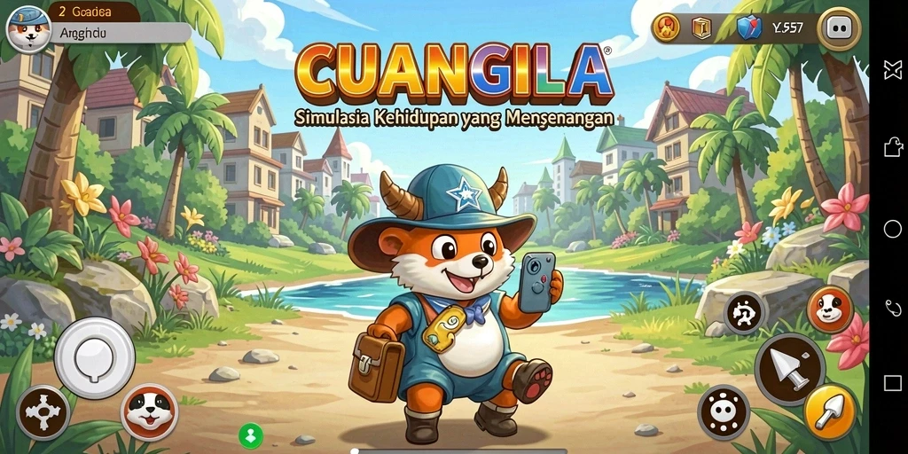 Tampilan gameplay yang mengasyikkan dalam CUANGILA.