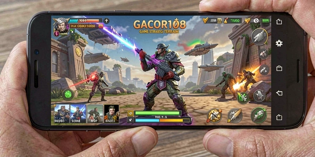 Screenshot gameplay GACOR108 yang menampilkan momen strategi mendebarkan.
