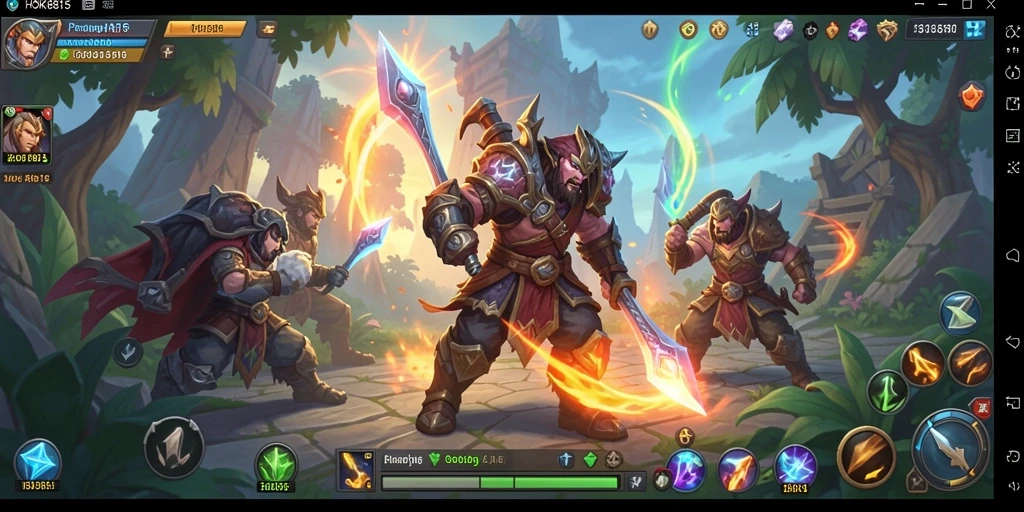 Gameplay menarik HOKI8815 dengan aksi pertempuran seru.