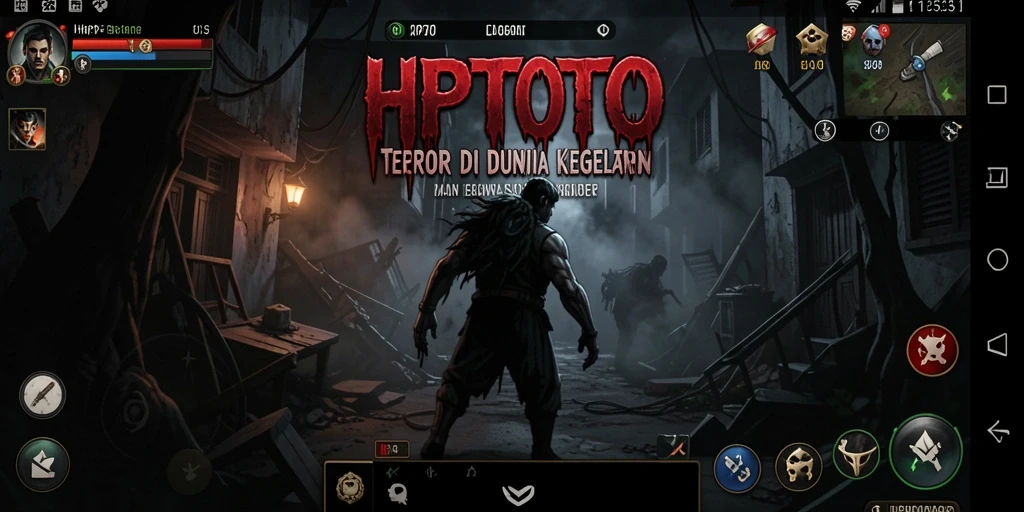 Tangkapan layar HPTOTO menunjukkan karakter berjuang melawan kegelapan di lingkungan yang penuh misteri.