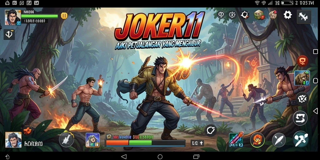 Tangkapan layar JOKER11 menampilkan aksi seru dan mendebarkan dalam gameplay.