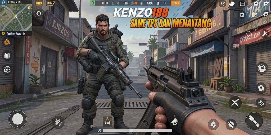 Tampilan gameplay KENZO188 yang memukau dan penuh aksi.