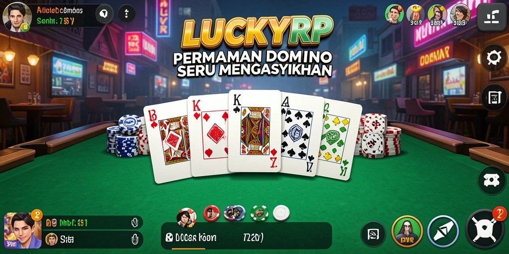 Screenshot dari gameplay LUCKYRP yang seru dan interaktif.