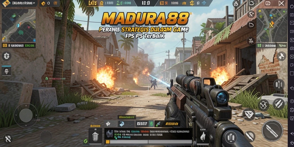Tampilan seru gameplay MADURA88 saat pertempuran berlangsung.