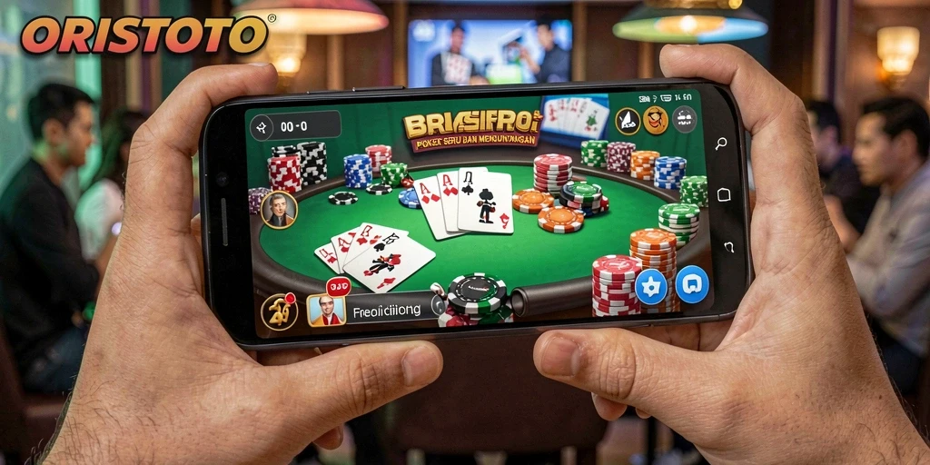 Gameplay <strong>ORISTOTO</strong> yang mengasyikkan dan seru dalam permainan poker.