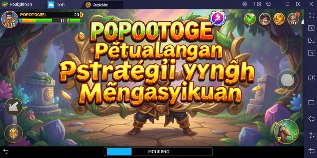 Tangkapan layar yang menampilkan aksi menarik dalam gameplay SLG.