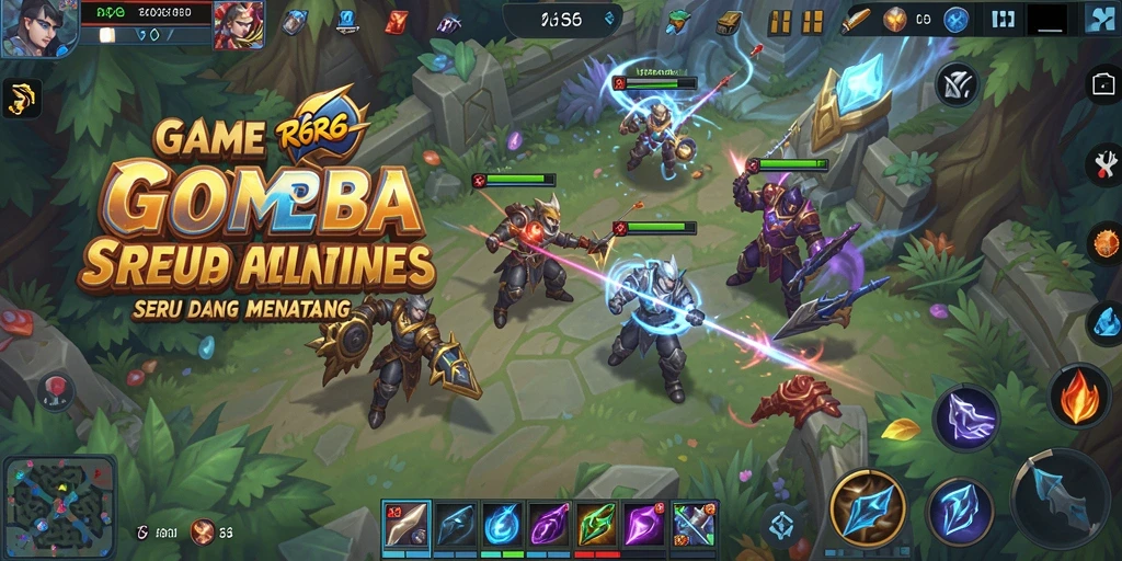 Screenshot menunjukkan aksi gameplay seru dalam R6R6.