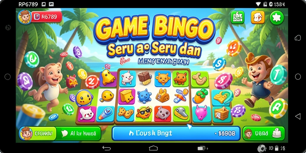Screenshot gameplay Bingo yang menarik dan interaktif.