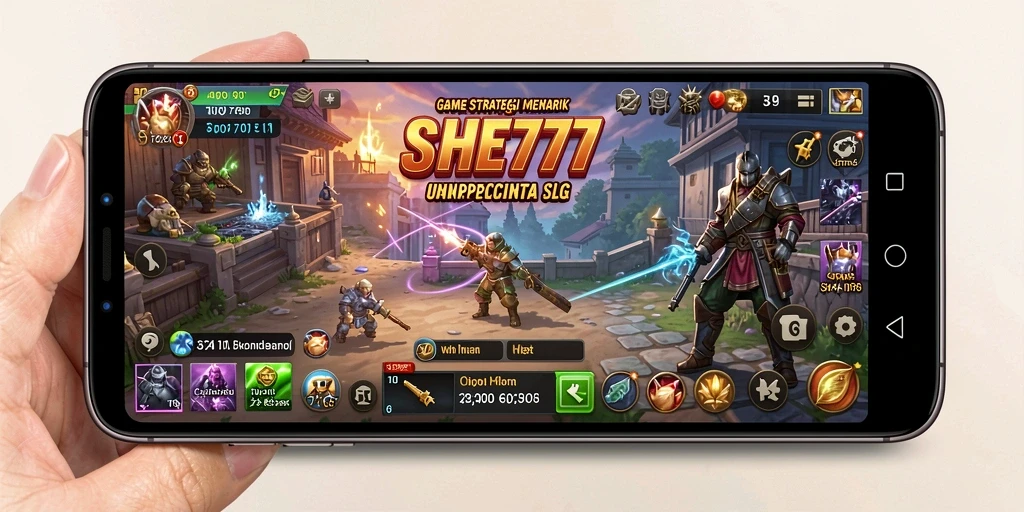 Tampilan gameplay SHE777 yang menawan dan strategis.