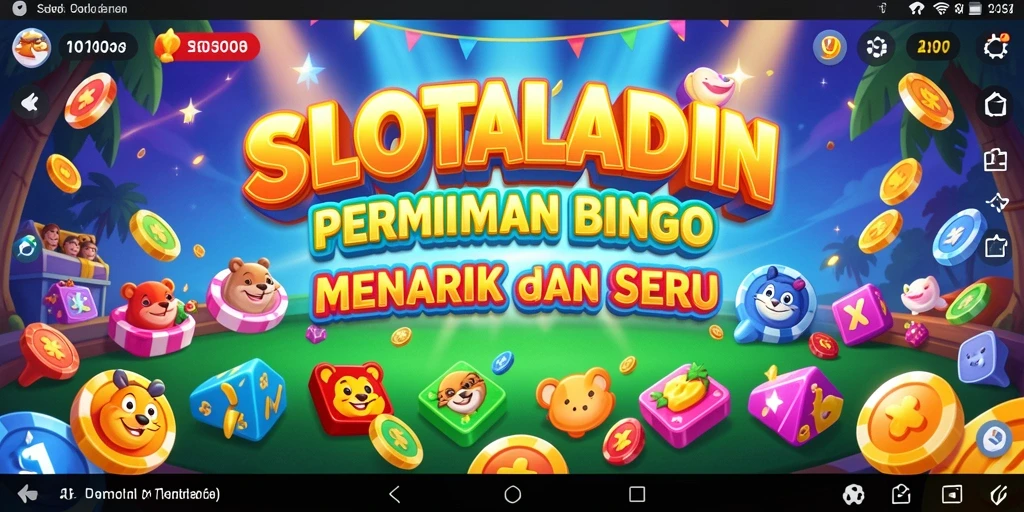Tampilan gameplay seru dan interaktif dari SLOTALADIN.