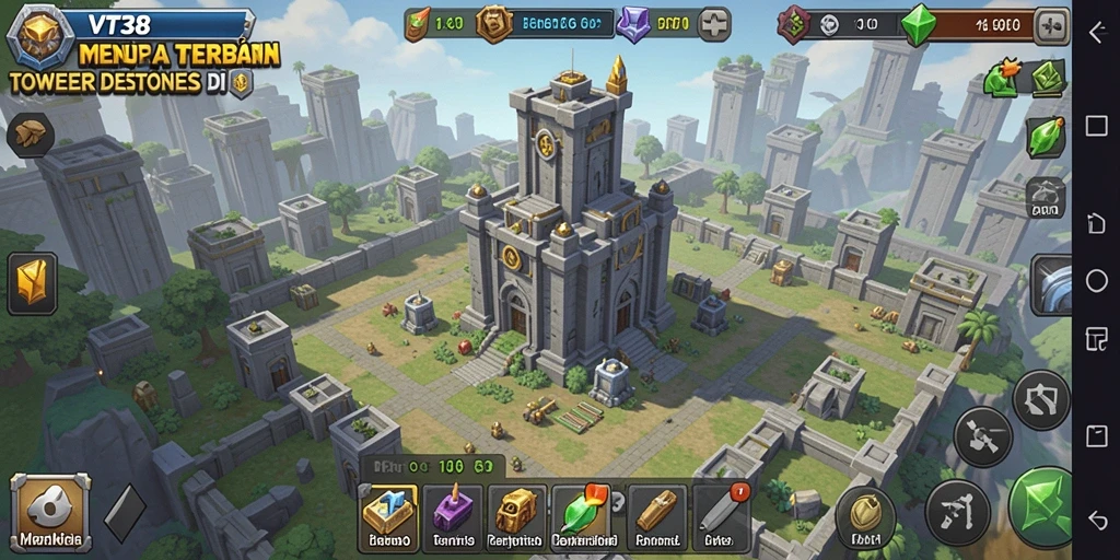 Gameplay menakjubkan dalam Tower Defense dengan aksi menara pertahanan.